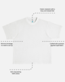 WALK WITH GOD GRAPHIC PRINT BOXY CROPPED TEES FOR UNISEX