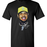 CHRIS BROWN "BREEZY" SHORT SLEEVE TEE TOUR SHIRT BOWL XX 
